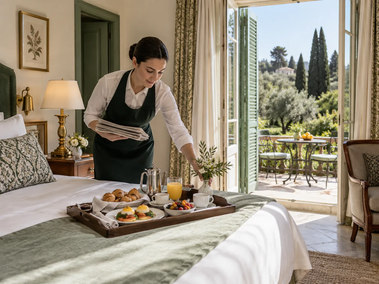 Room service from your QR card