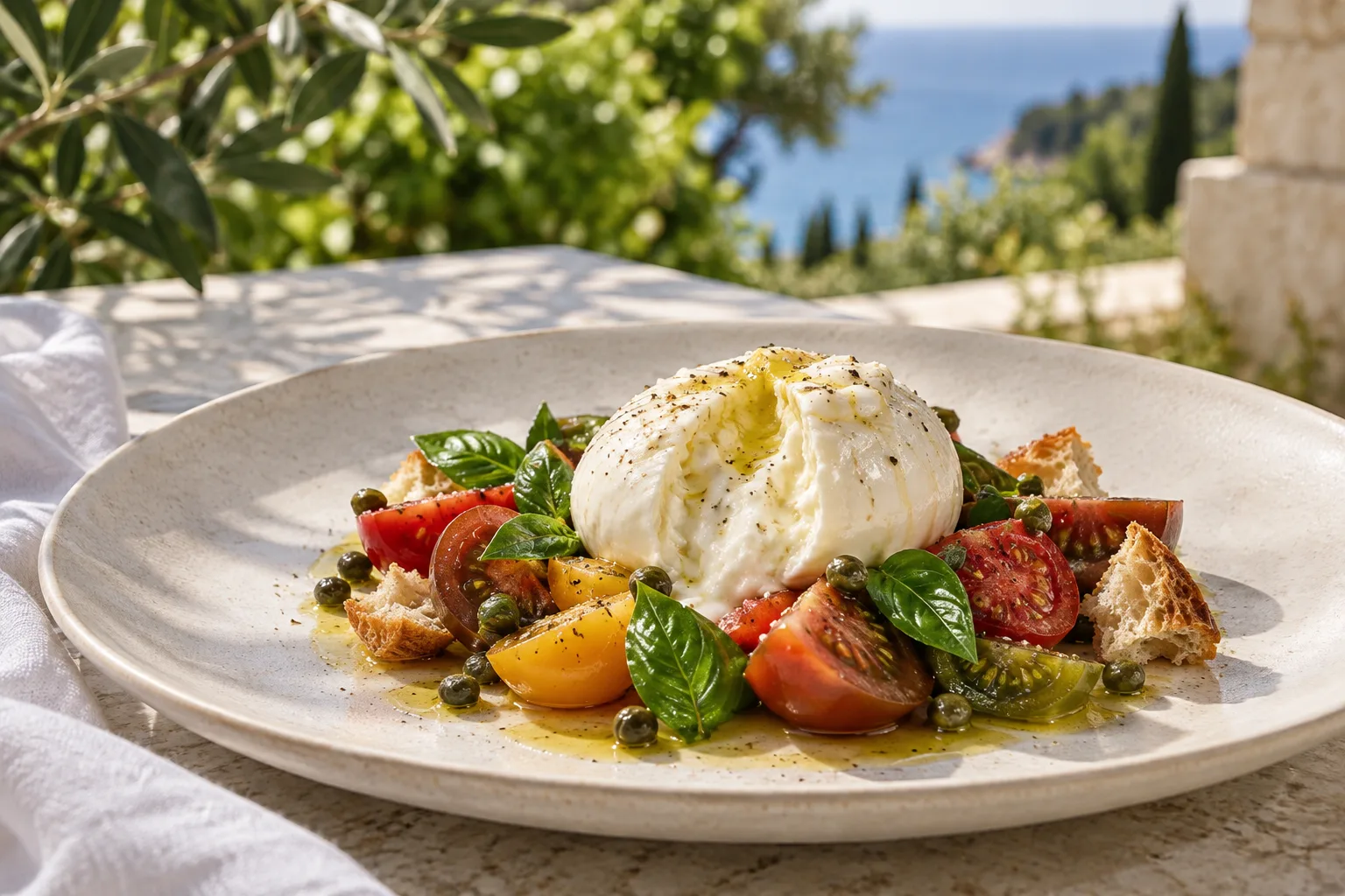 Burrata & Heritage Tomatoes